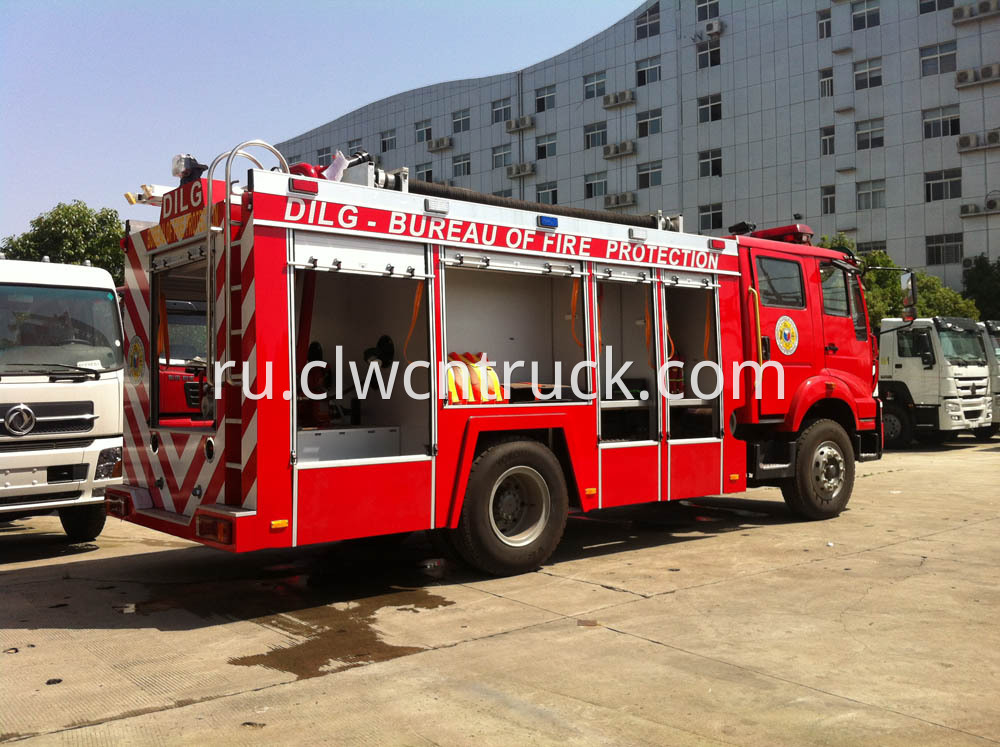 water foam fire truck 4